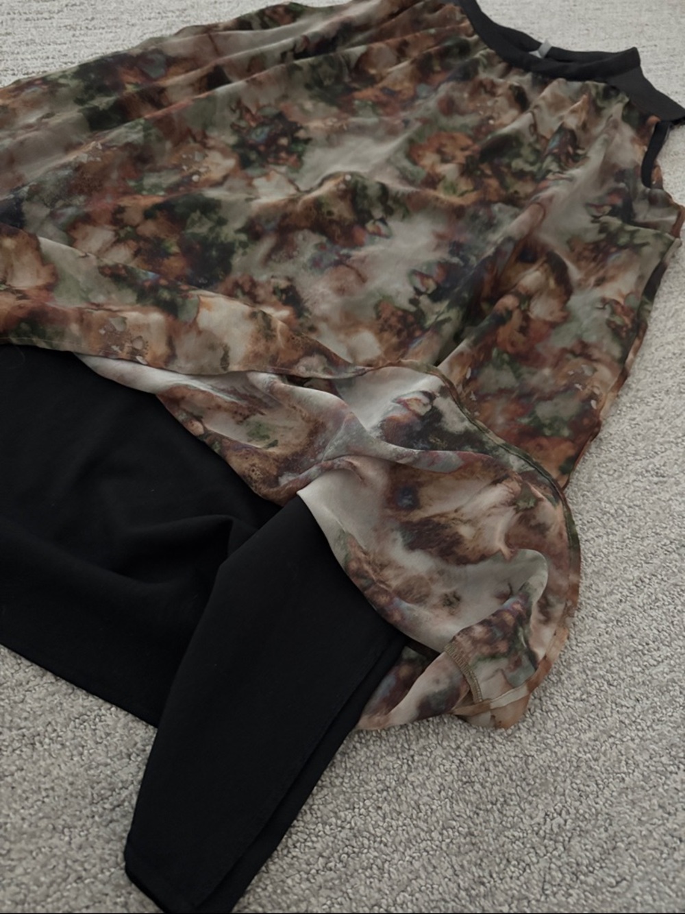 Cop.Copine Brown Multi-Color Tunic - Picture 6 of 6